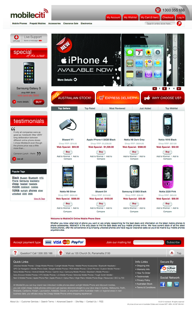 Web-Design von logoclinic für Mobileciti | Design #161924