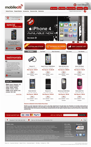 Web Design by logoclinic for Mobileciti | Design: #161924