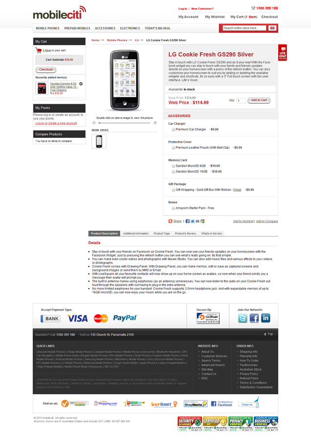 Web-Design von Monoxine für Mobileciti | Design #317362
