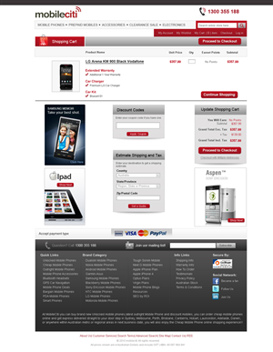 Web Design by Violeta Pironkova for Mobileciti | Design: #159734