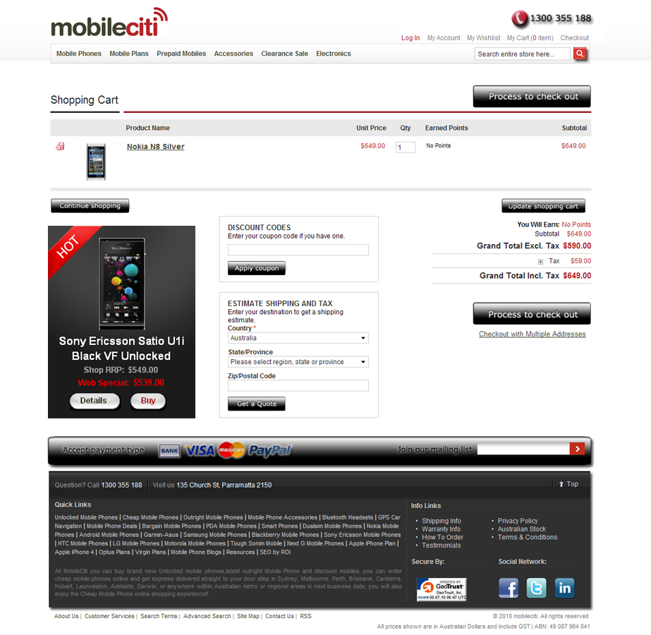 Web Design by TeeakinApus for Mobileciti | Design #136201