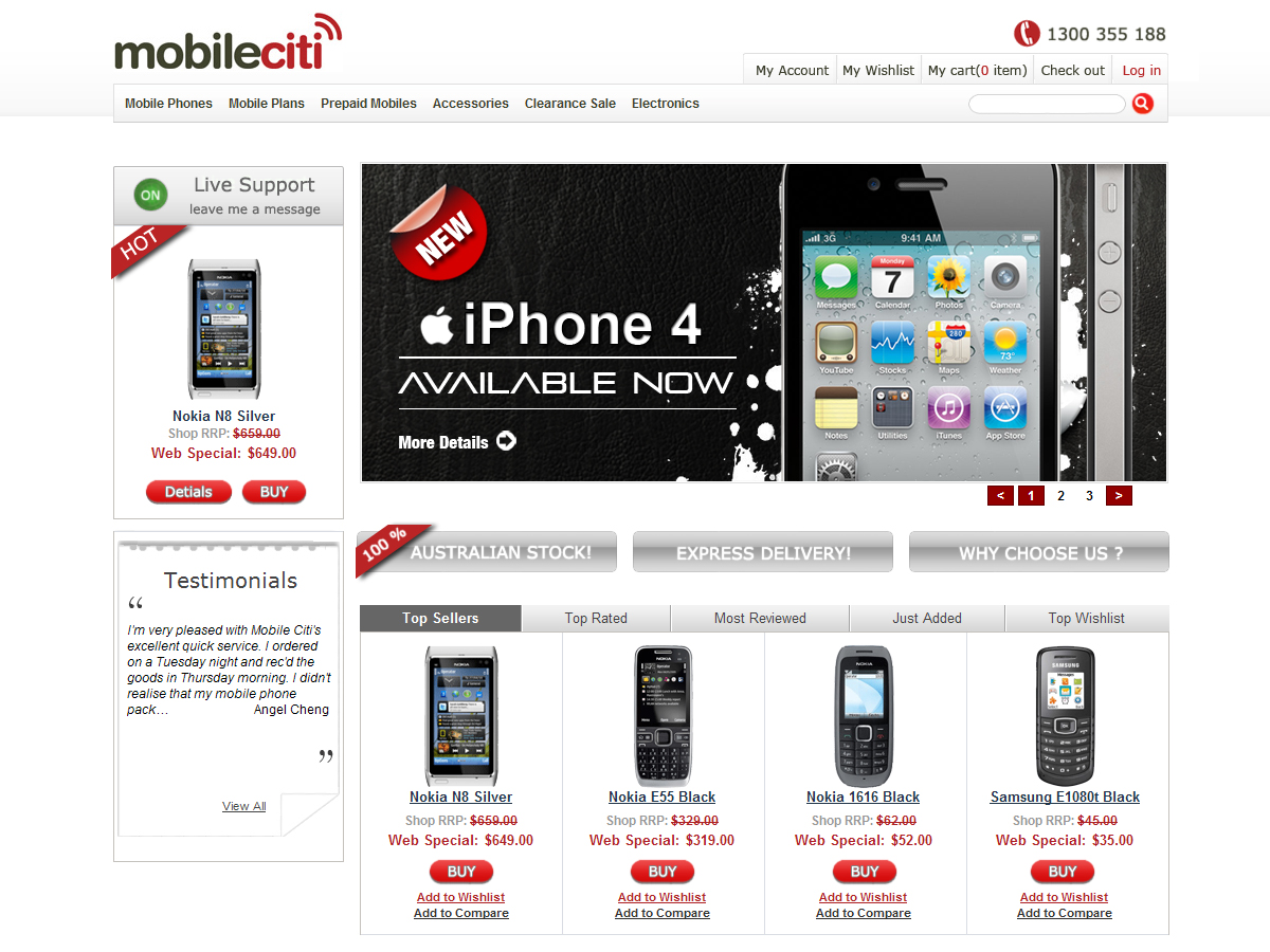 Web Design by TeeakinApus for Mobileciti | Design #139906