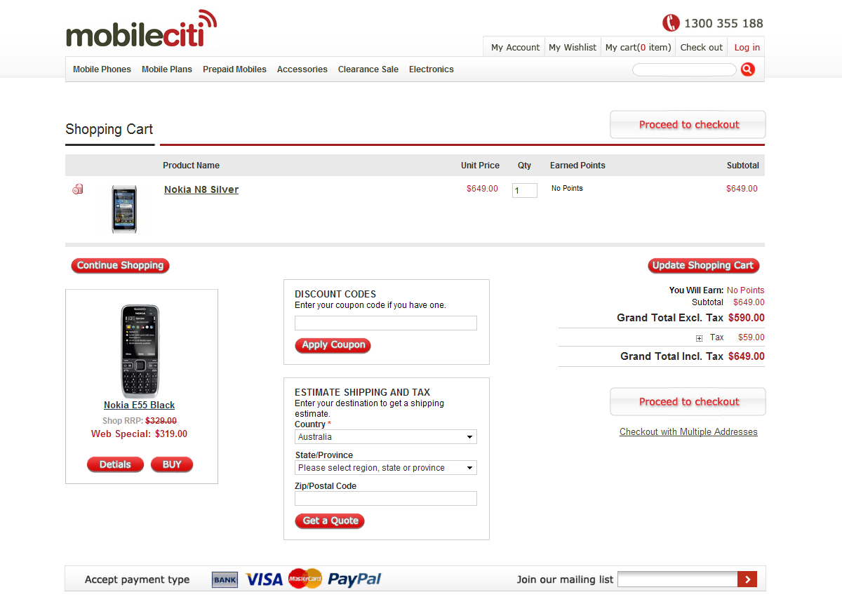 Web Design by TeeakinApus for Mobileciti | Design #139980