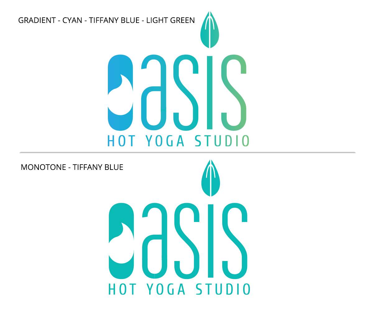 Logo Design by Atomic Design Lab for OASIS HOT YOGA STUDIO | Design #3893196