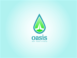 Logo Design by VerticalHorizon for OASIS HOT YOGA STUDIO | Design: #3861725
