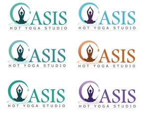 Logo-Design von Sharmistha für OASIS HOT YOGA STUDIO | Design: #3913579