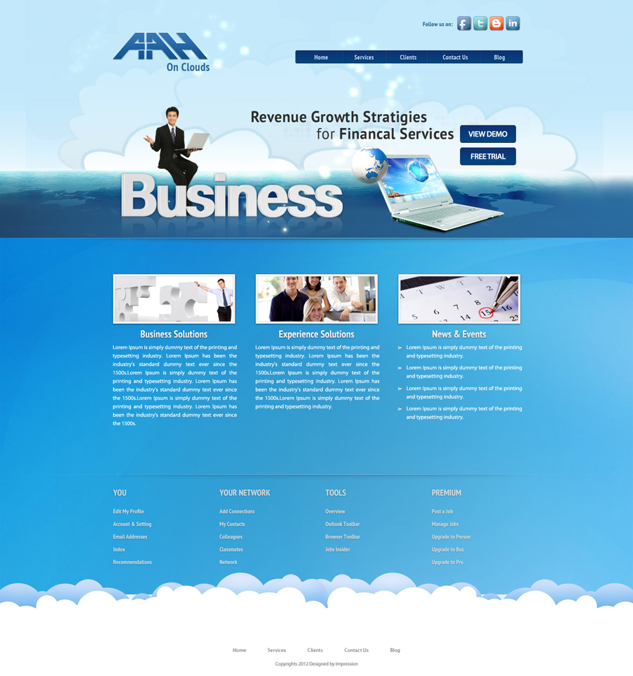 Web Design by leavingimpression for this project | Design #1036425