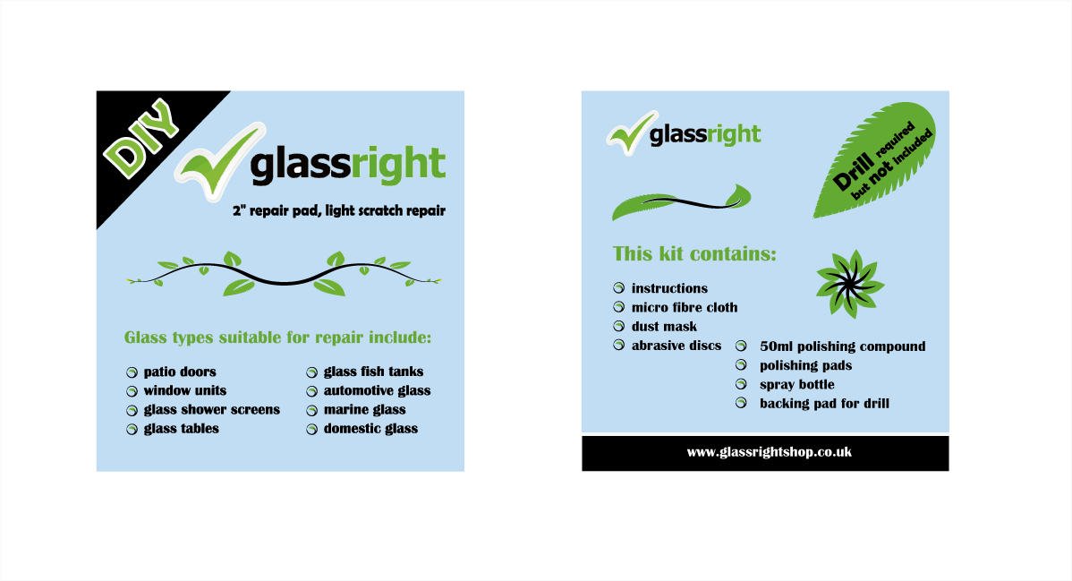 Packaging Design by Veggie for Glassright | Design #1062038