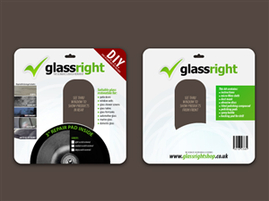 Glass repair Packaging Design Project