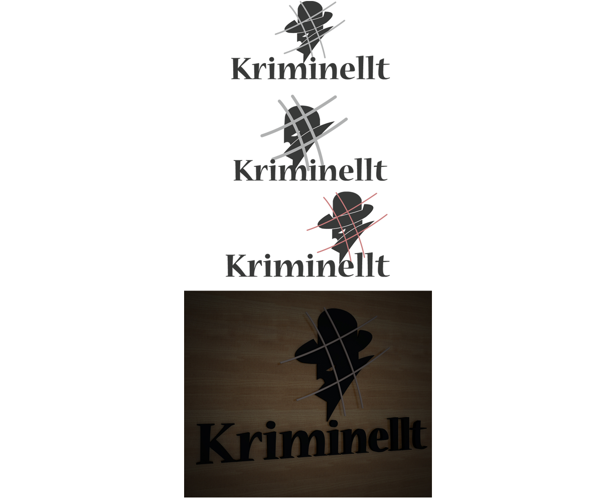 Logo Design by spongeable for Kriminellt | Design #3855640