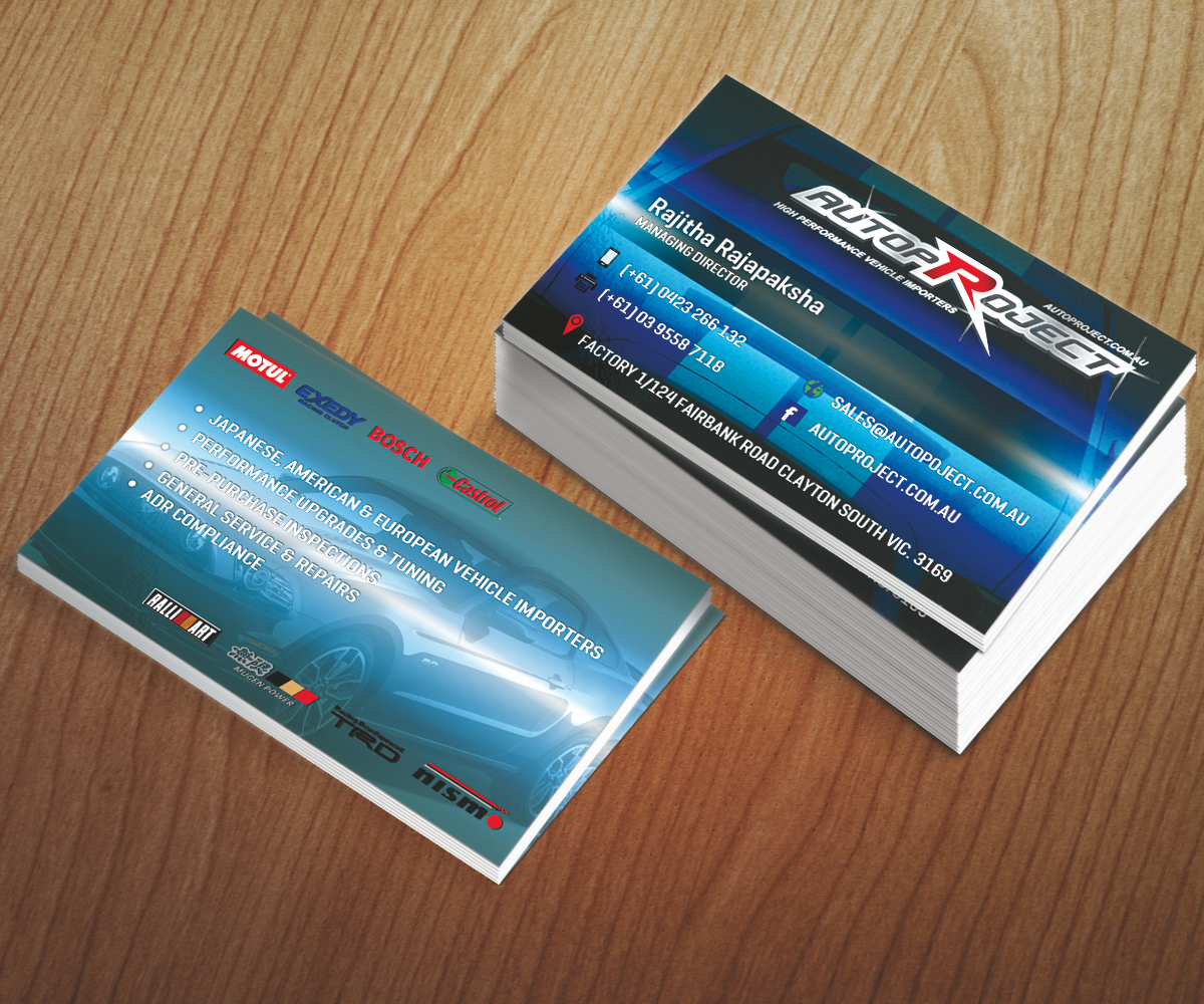 Business Card Design by shadowfoxx for this project | Design #3927261