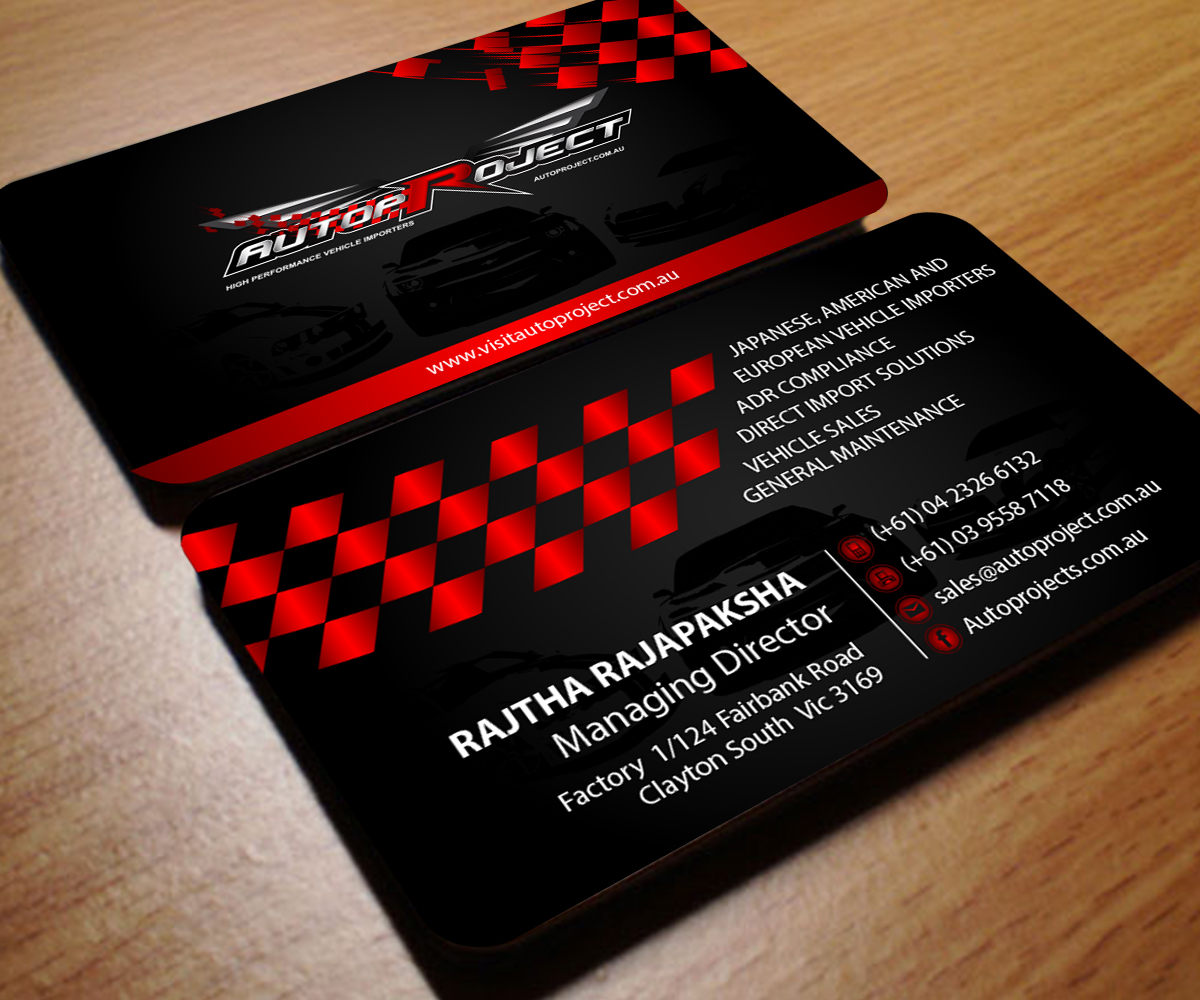Business Card Design by Aaaron for this project | Design #3854235