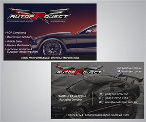 Business Card Design by AashishSeth for this project | Design: #3874820
