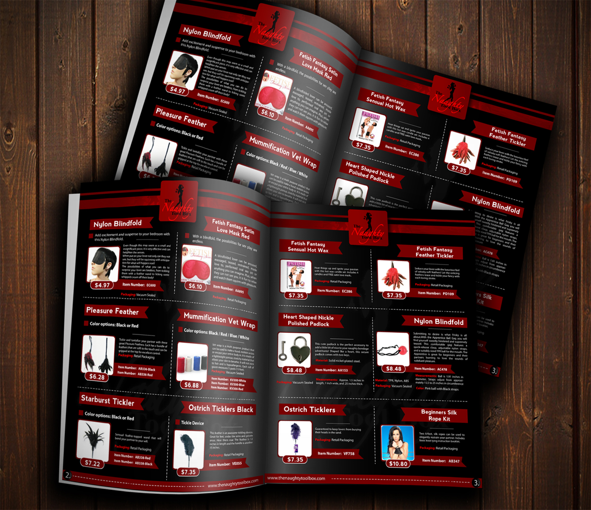 Design de Catalogue par Sssilent pour The Naughty Tool Box | Design #1061677