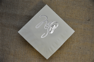 Caribbean Wedding Monogram | Visitenkarten-Design von ProGravix