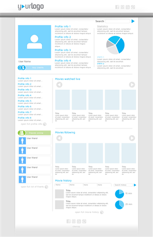 4 Web Design pages needed.  Uncoded.  Wireframes provided.  Premium talent only! | Web-Design von Anthony