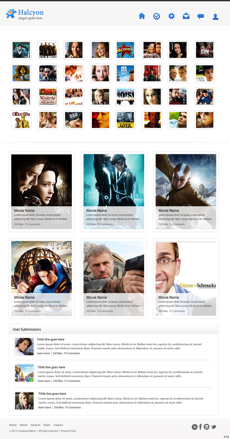 Diseño Web por pb para Halcyon Group | Diseño #1034723