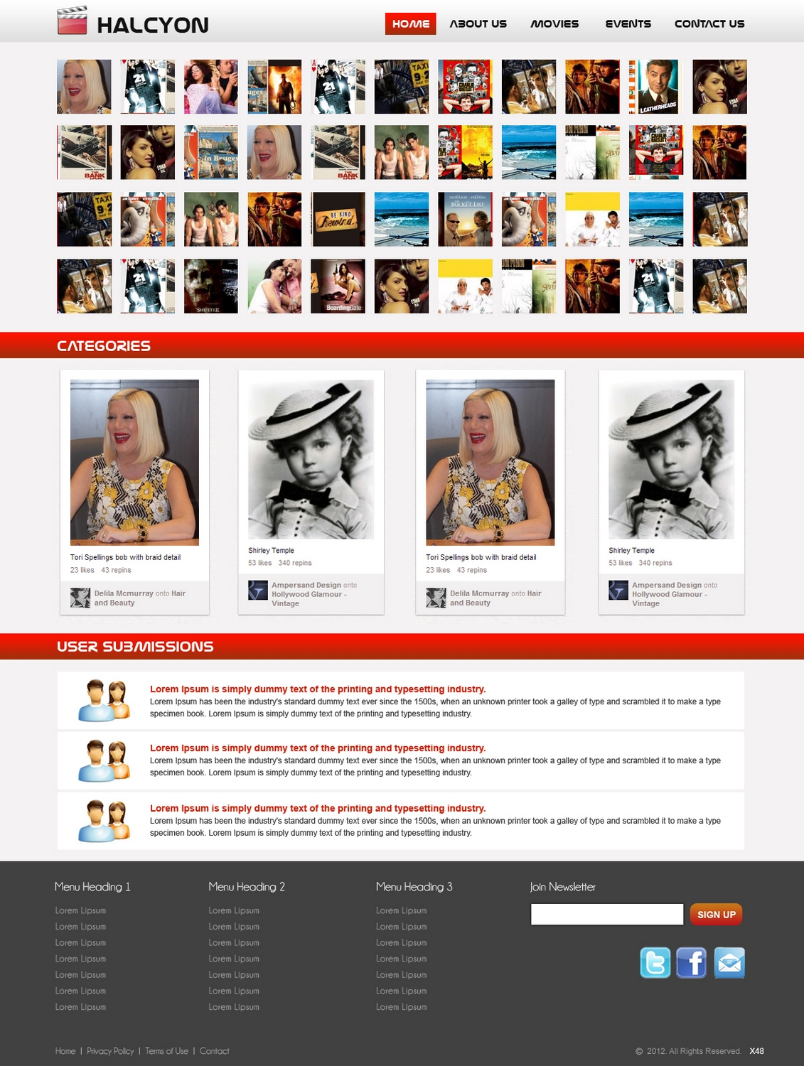 Web Design by pb for Halcyon Group | Design #1040350