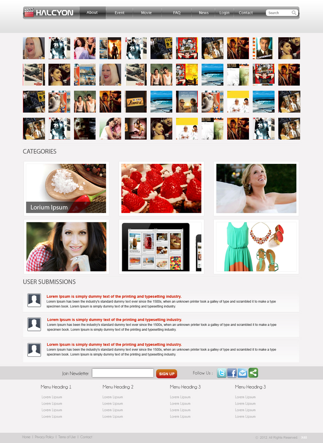 Diseño Web por pb para Halcyon Group | Diseño: #1071736