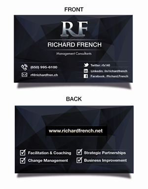 Business Card Design by zueqirne for this project | Design: #3860901