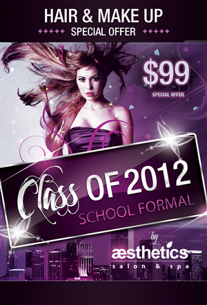 school formal Hair & Make UP $99 Special