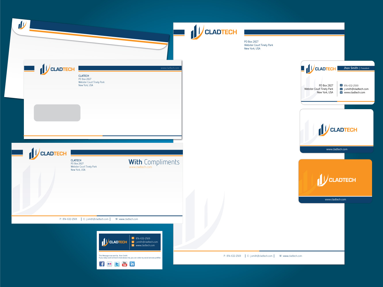 Stationery Design by mouallem zoheir for this project | Design #126849
