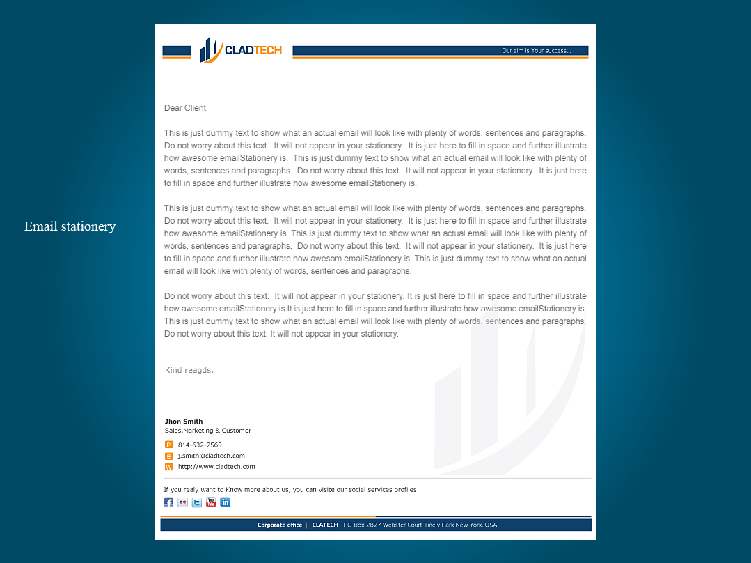 Stationery Design by mouallem zoheir for this project | Design #133989
