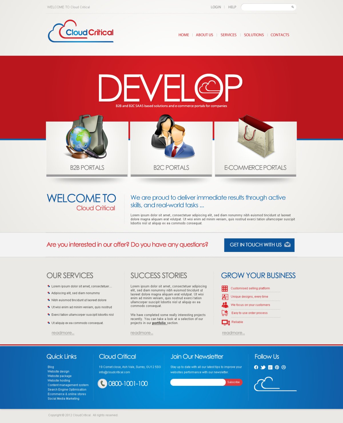 Web-Design von TechWise für dieses Projekt | Design #1106042