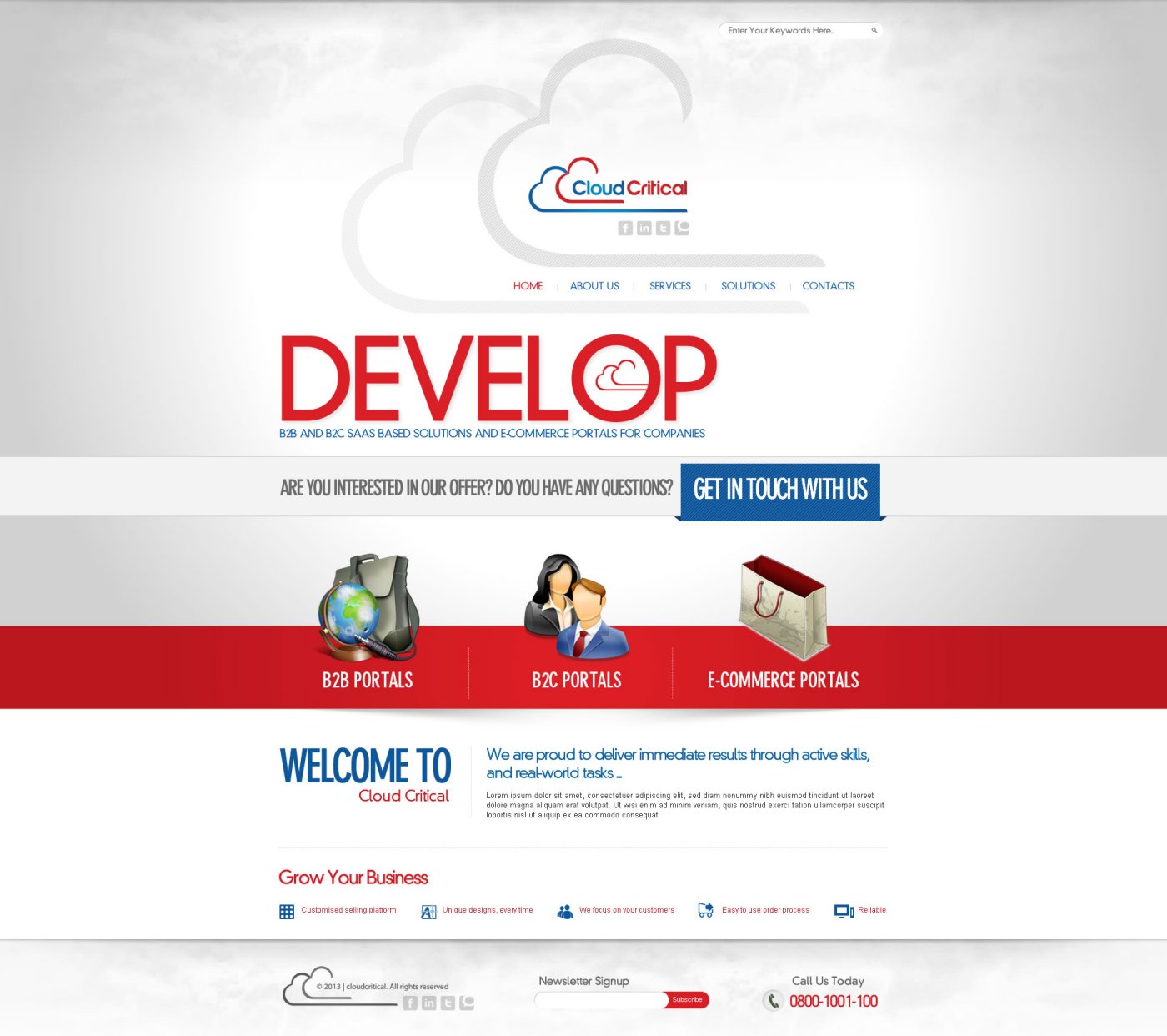 Web Design par TechWise pour ce projet | Design #1503323