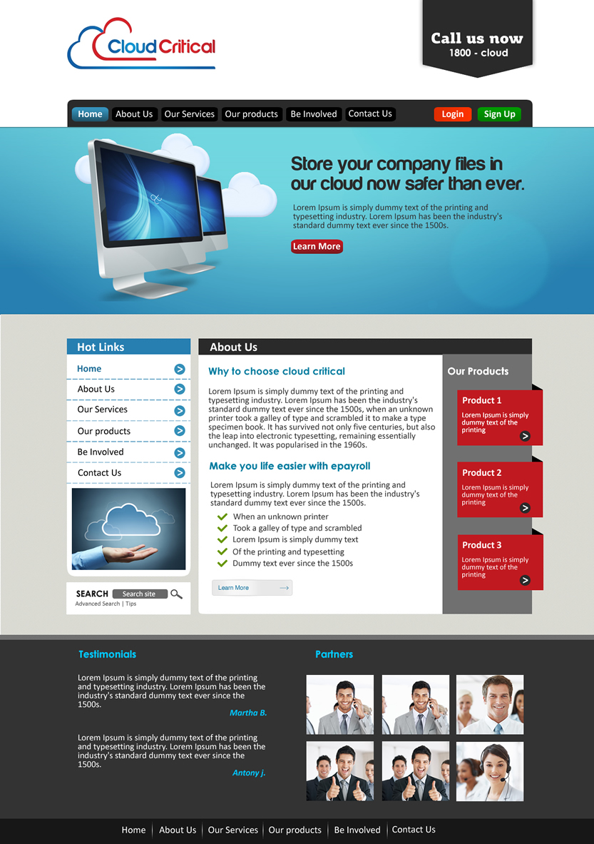 Web Design by VangelTzo for this project | Design #1074467