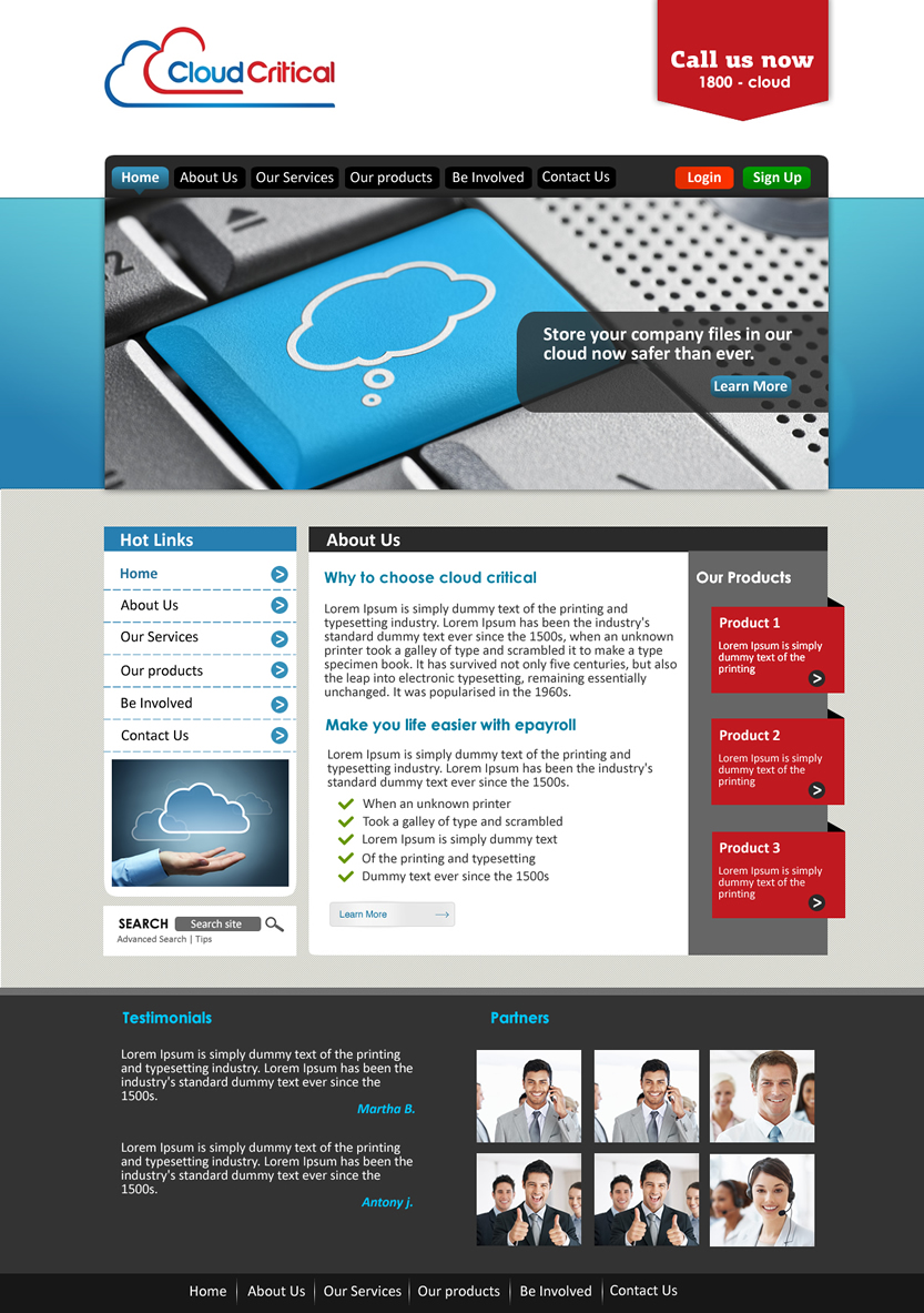 Diseño Web por VangelTzo para este proyecto | Diseño #1074474