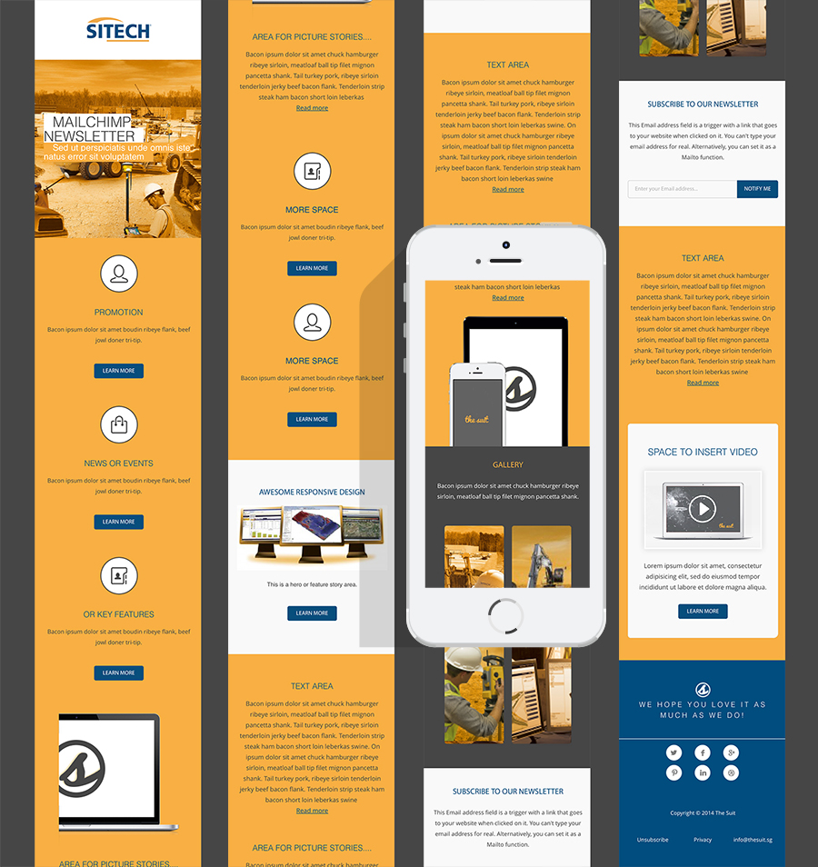 Diseño de Newsletter por The Suit Singapore para Pon Equipment and Pon Power | Diseño #3866877