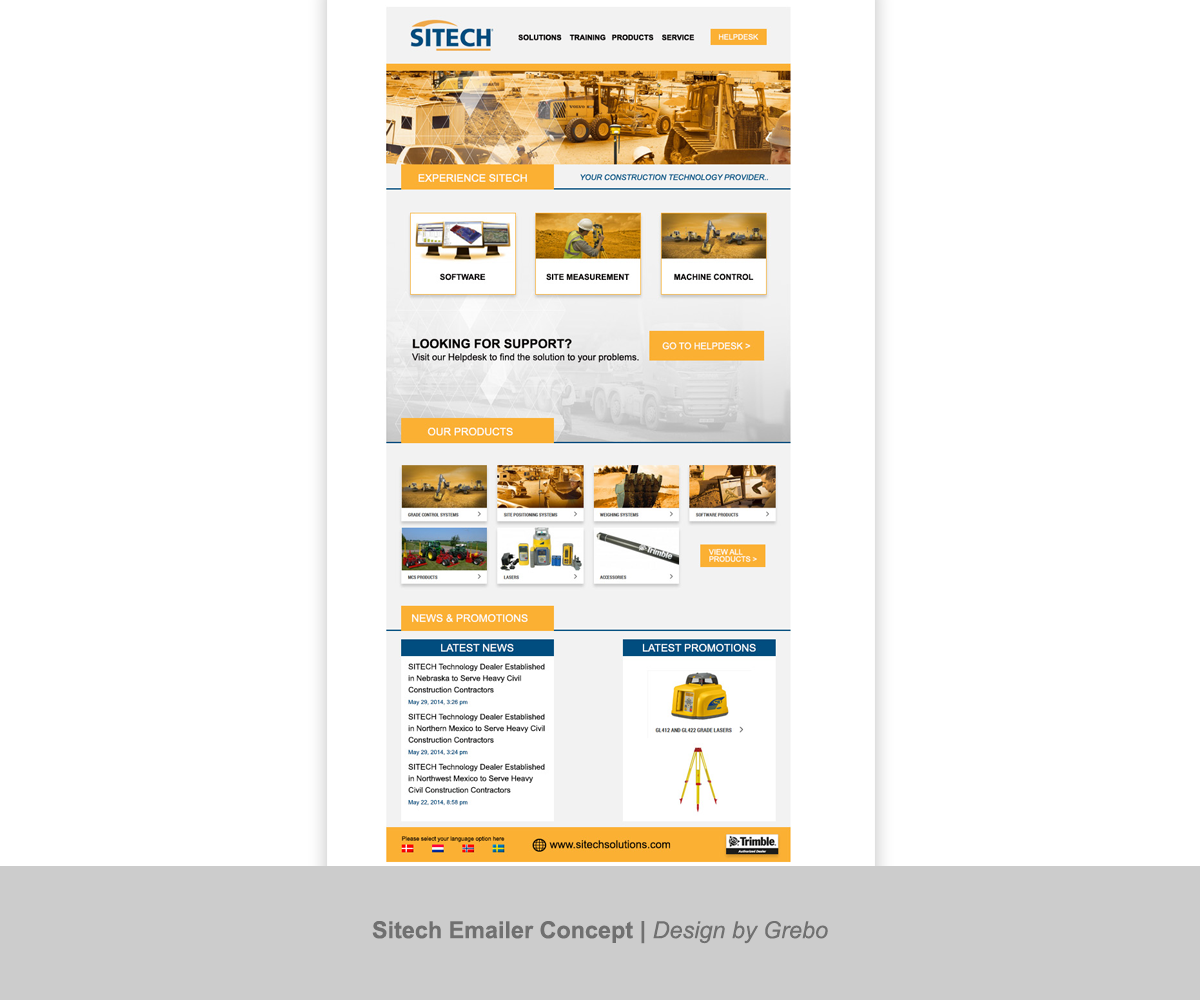 Newsletter Design by Grebo for Pon Equipment and Pon Power | Design #3869366