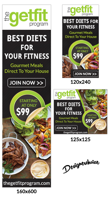 Banner Ad Design by Designerchoice for F3 Foods LLC | Design #3892616