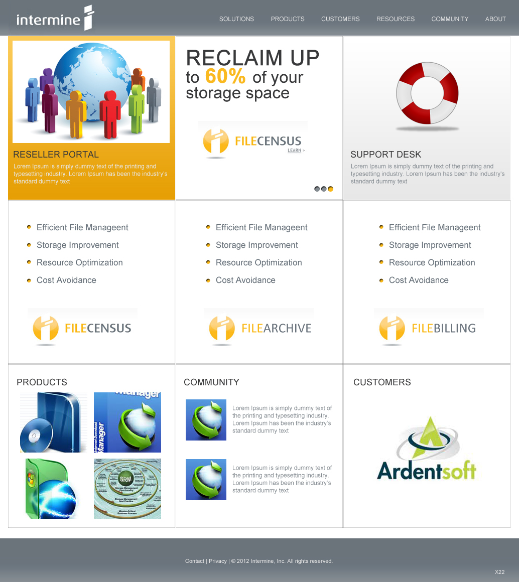 Web Design by pb for Intermine.com.au Pty Ltd | Design #1033777