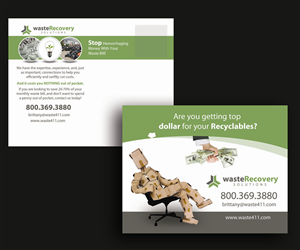 Postcard Design by uk for Waste Recovery Solutions | Design: #3878894