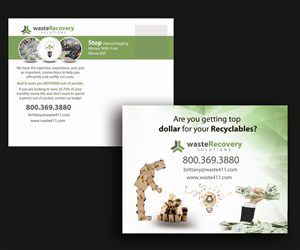 Postcard Design by uk for Waste Recovery Solutions | Design #3879174