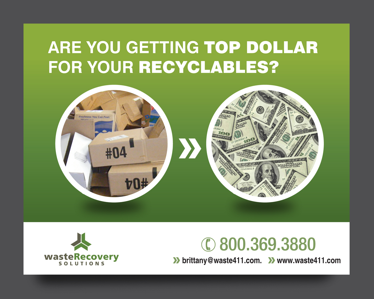 Postcard Design by rkailas for Waste Recovery Solutions | Design #3888972