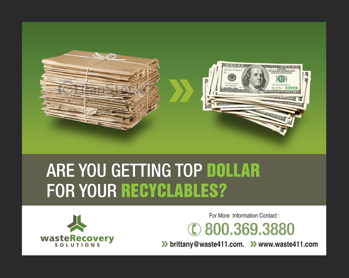 Postcard Design by rkailas for Waste Recovery Solutions | Design #3888979