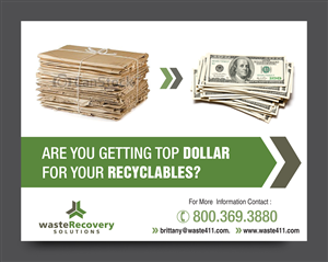 Postcard Design by rkailas for Waste Recovery Solutions | Design: #3888982