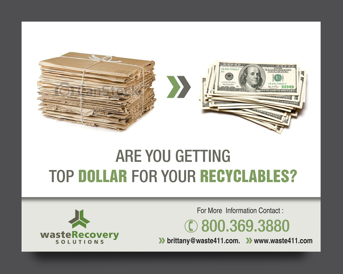 Postcard Design by rkailas for Waste Recovery Solutions | Design #3888983