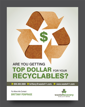 Postcard Design by rkailas for Waste Recovery Solutions | Design: #3888986