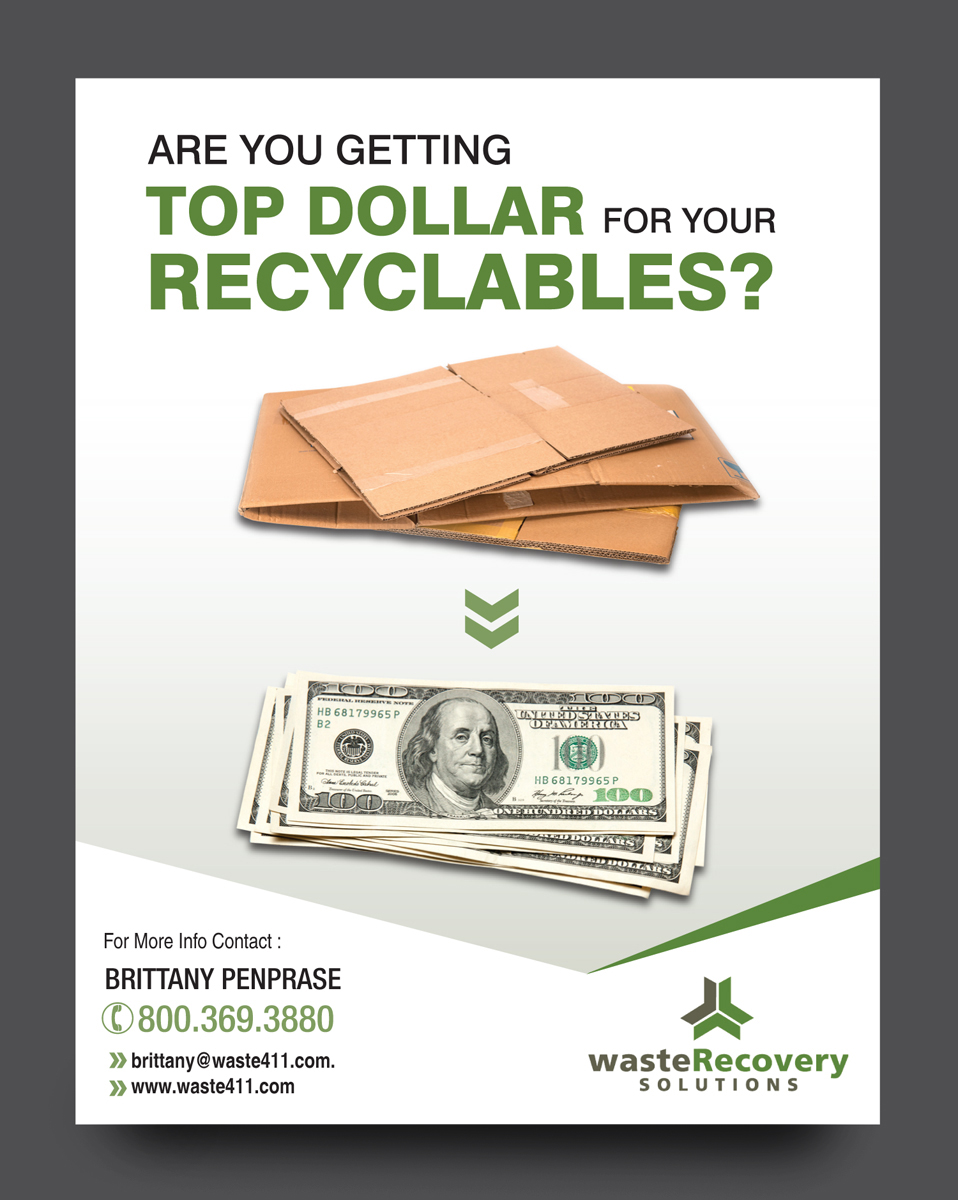 Postcard Design by rkailas for Waste Recovery Solutions | Design #3888995