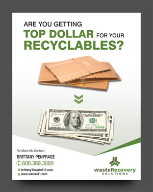 Postcard Design by rkailas for Waste Recovery Solutions | Design: #3888995