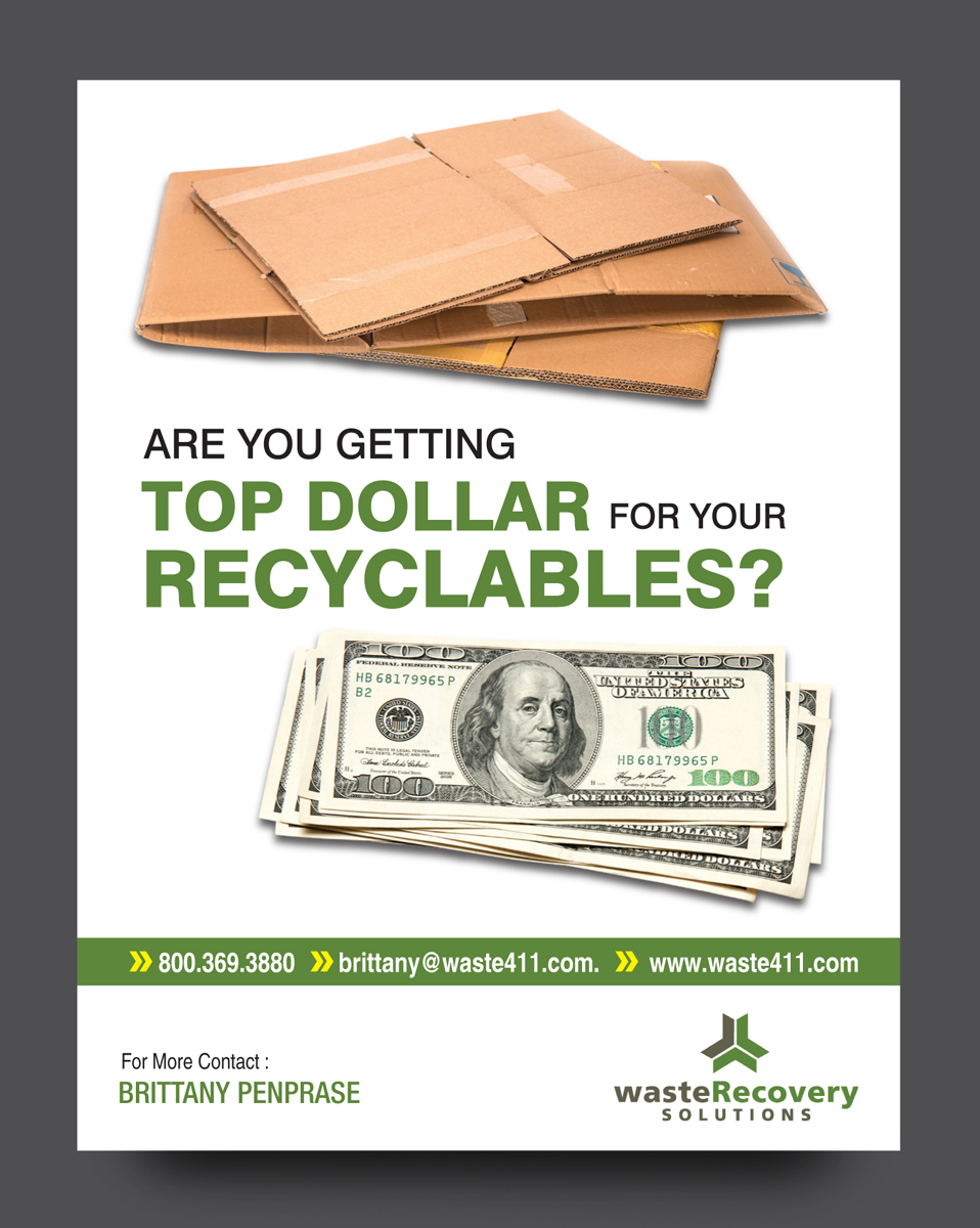 Postcard Design by rkailas for Waste Recovery Solutions | Design #3888998