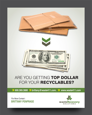 Postcard Design by rkailas for Waste Recovery Solutions | Design #3889002
