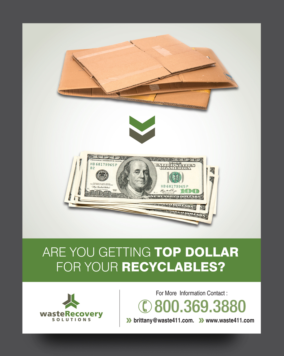 Postcard Design by rkailas for Waste Recovery Solutions | Design #3889005