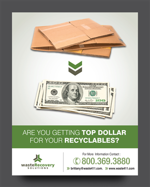 Postcard Design by rkailas for Waste Recovery Solutions | Design: #3889005
