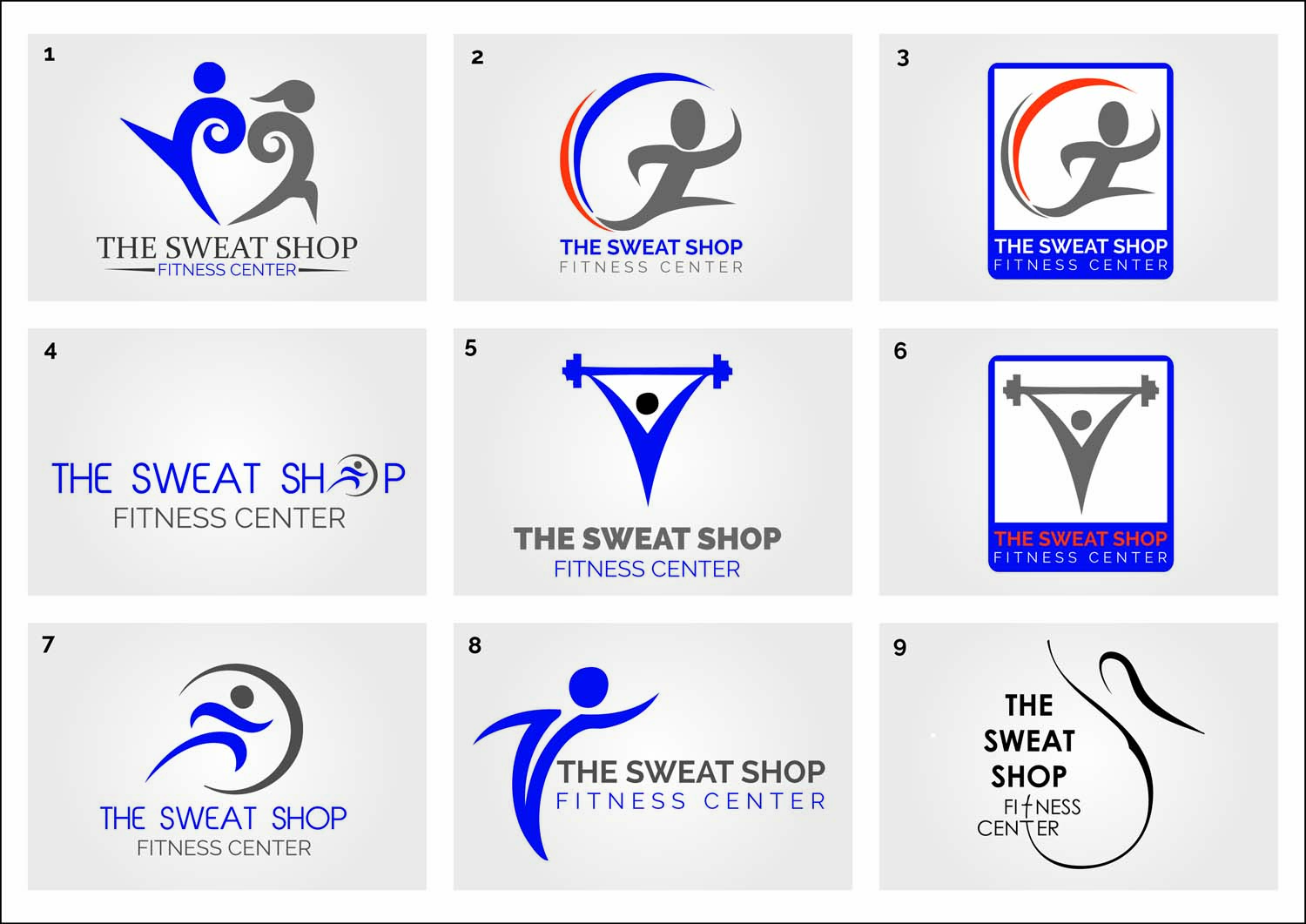 Logo Design by divya515455 for The Sweat Shop Fitness Center | Design #3863372