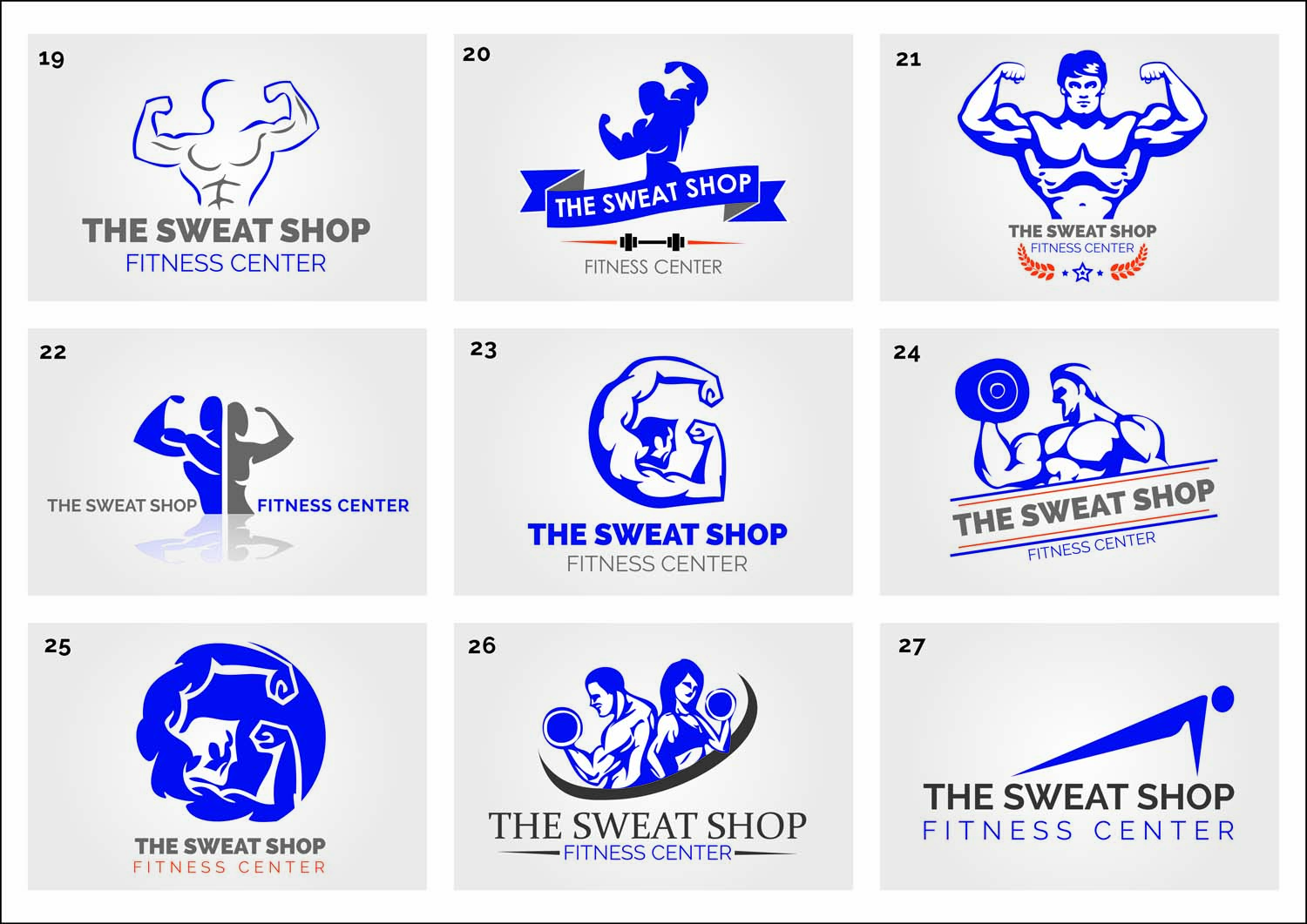 Diseño de Logo por divya515455 para The Sweat Shop Fitness Center | Diseño #3863396